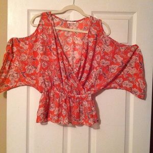 Cold-Shoulder Blouse